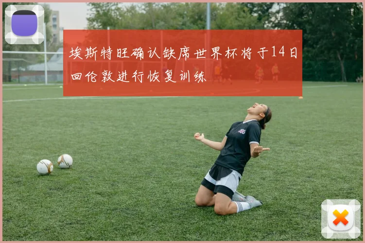 埃斯特旺确认缺席世界杯将于14日回伦敦进行恢复训练